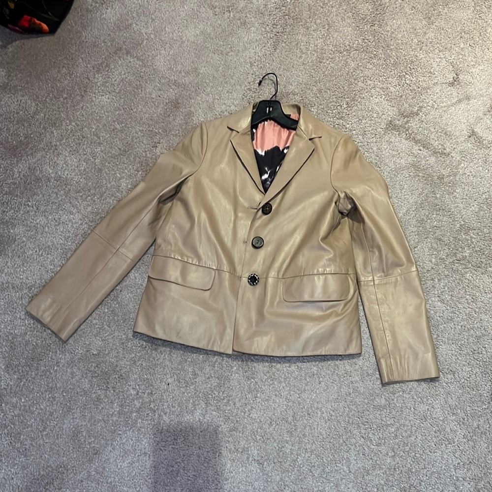 Maliparmi reversible leather jacket